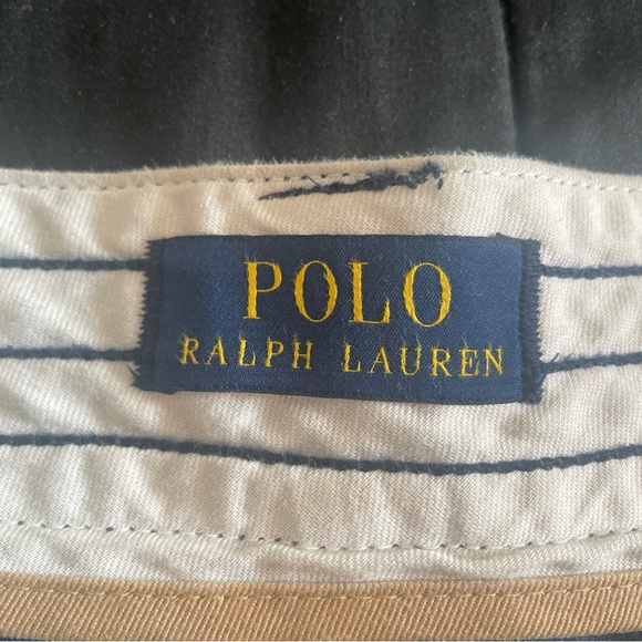 Polo Ralph Lauren Cargo Shorts Men’s 44B Blue White Pinstriped Classic Cargo - Picture 3 of 8